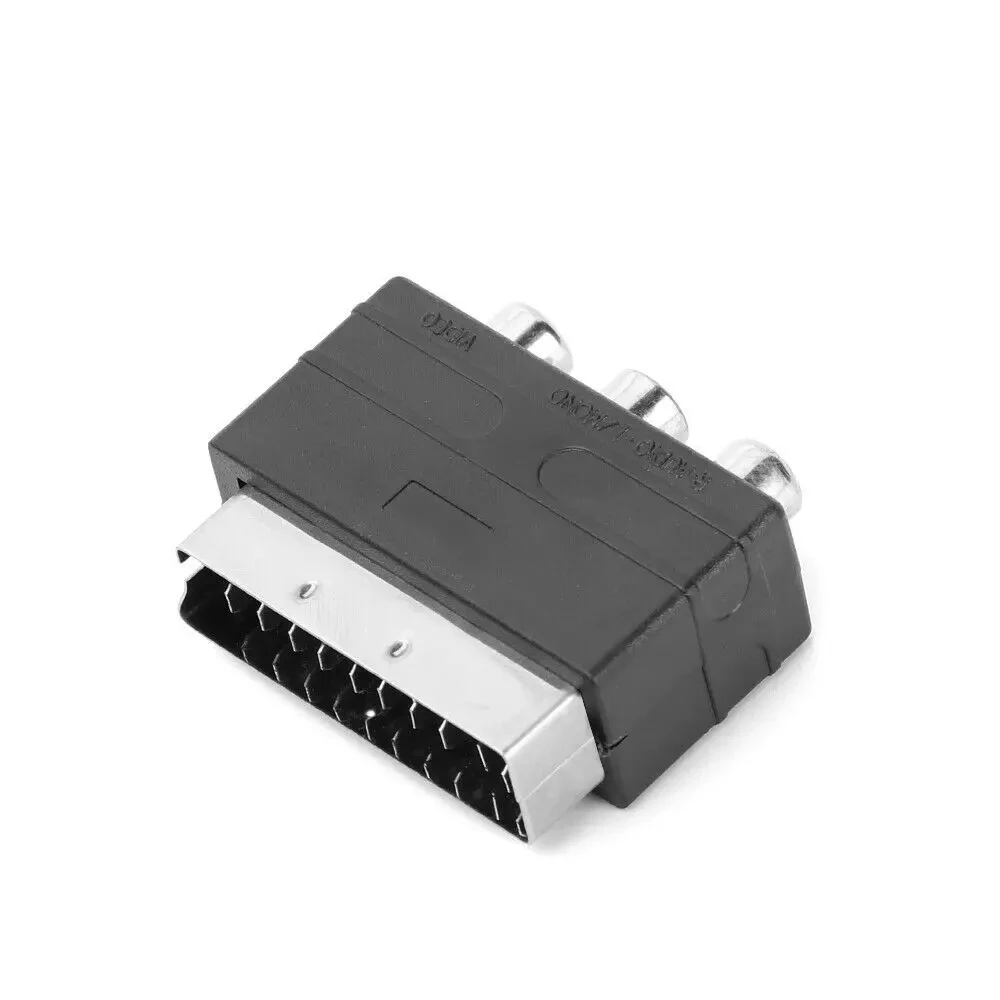 500 шт. высококачественный штекер Scart на 3RCA Phono женский AV-телевизор аудио-видео
