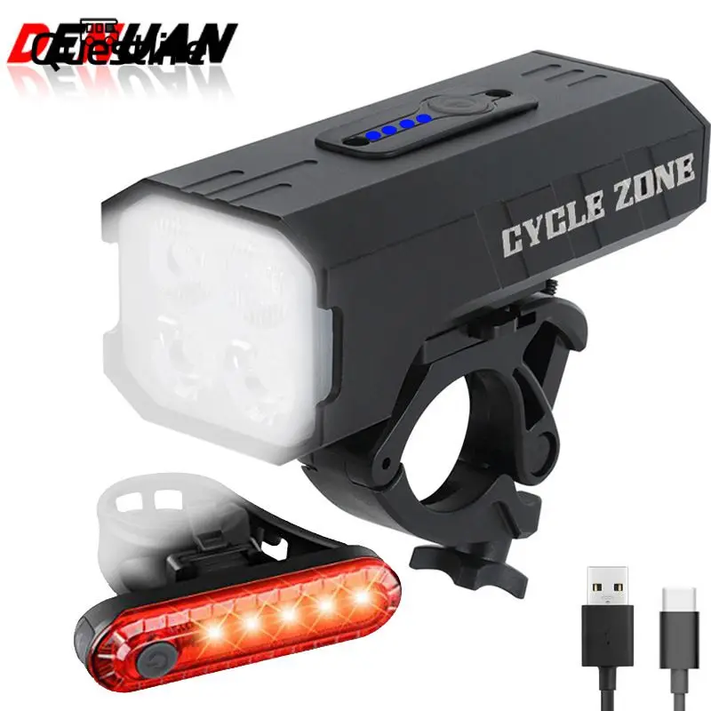 

Фонарик для велосипеда, 4 светодиода, из алюминиевого сплава