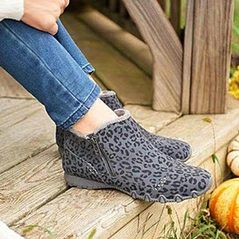 Big Size 35-43 Women Winter Shoes Plush Lining Keep Warm Ankle Boots Female Winter Sneakers Outdoor Shoes