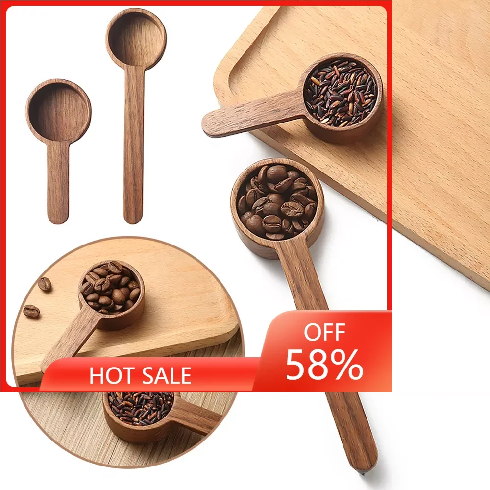 

Home Wooden Measuring Spoon Set Kitchen Measuring Spoons Tea Coffee Scoop Sugar Spice Measure Spoon Measuring Tools for Cooking