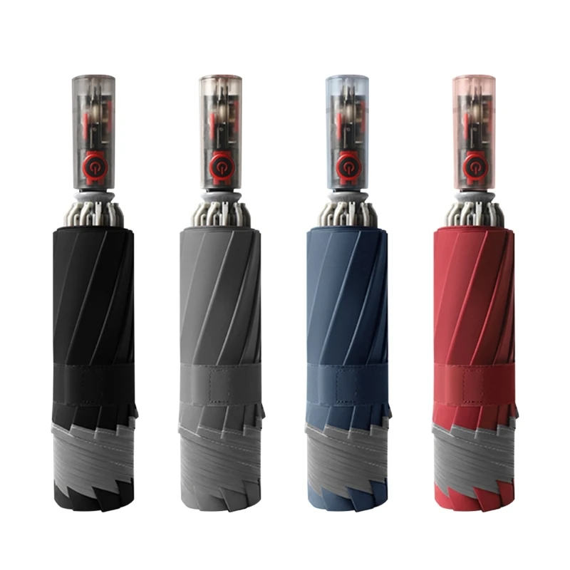 

Механическая прозрачная ручка автоматический зонт с защитой от отскока