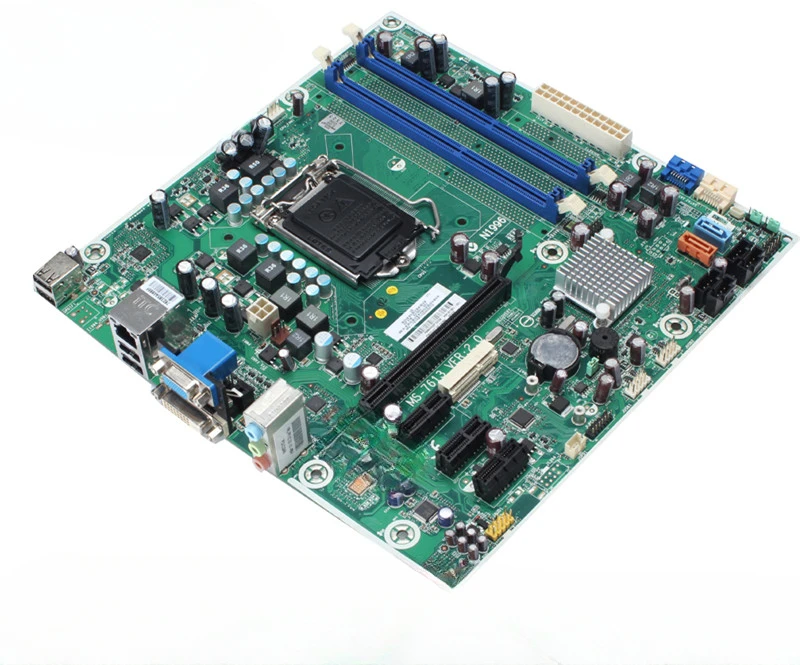 Новая встроенная материнская плата HP H57 MS-7613 основная первого поколения с 1156