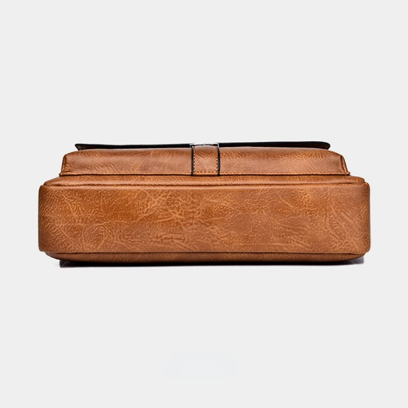 Luxury Brand Men's designer bag Vintage Shoulder Bag PU Leather Messenger Bag Fashion Crossbody Bag Male Handbag For IPAD bolsos