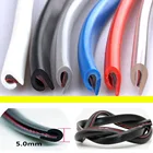 5 м защита для края автомобильной двери резиновая накладка Защита от царапин Противоударная полоса для боковых дверей молдинговая Полоса Автомобильный Стайлинг