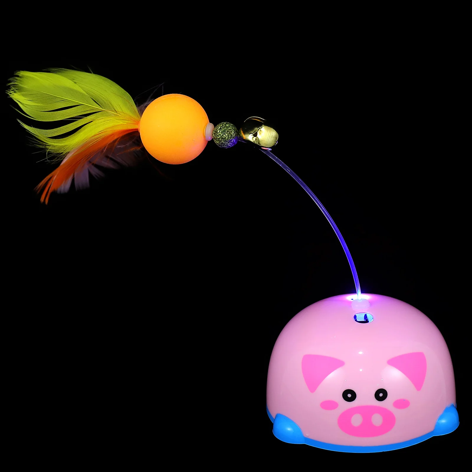 

Catteaser Kitten Automatic Electric Interactivepet Interesting Self Exercise Puzzle Chewchasingindoor Operated Rotating Track