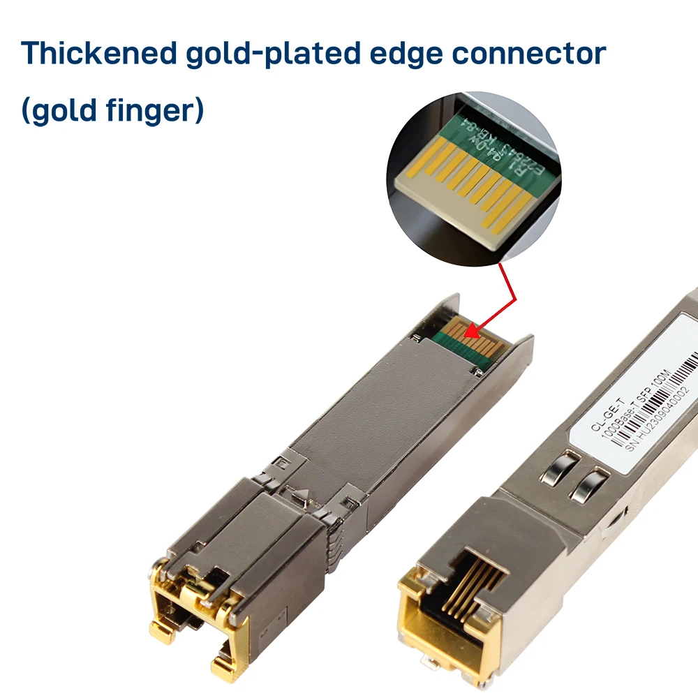 Фото Медный трансивер SFP+ RJ45 10GBase-T, 30 м через Cat6a/Cat7, совместимый с Cisco, HP, Mikrotik, Ubiquiti, SFP-10G-T №2