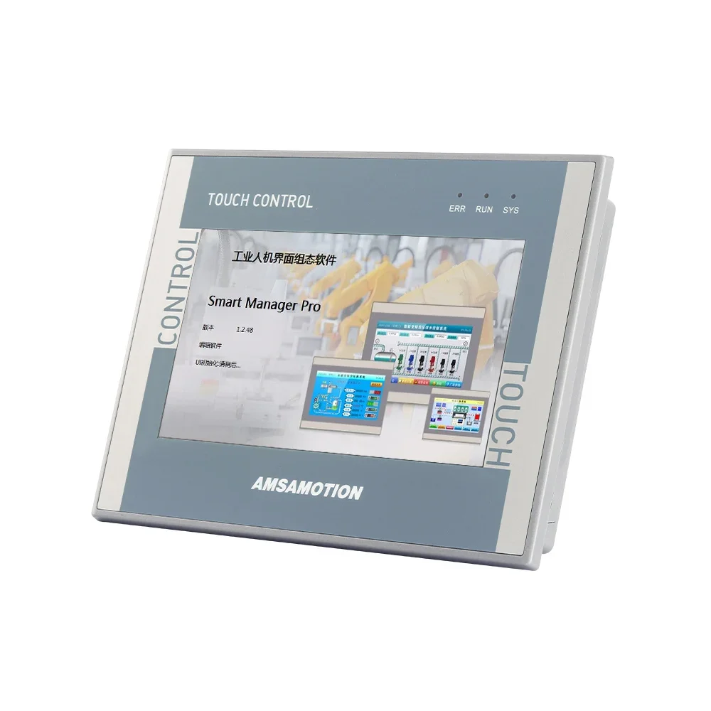 НОВЫЙ 7-дюймовый HMI PLC AMSAMOTION все в одном AMX-S7-200 MR0701NE Ethernet-монитор 16DI 16DO 4AI 2AO с
