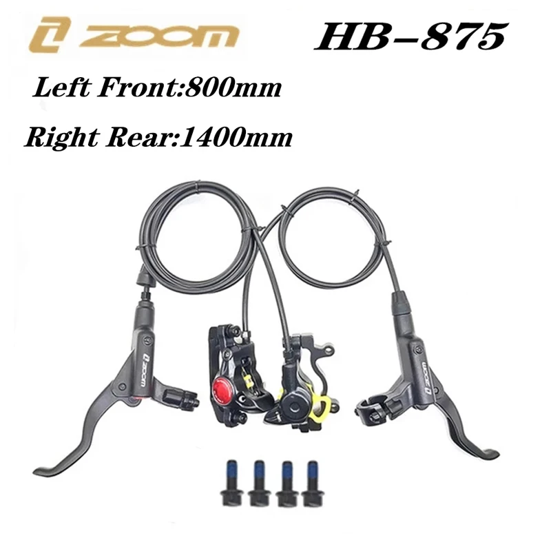 

ZOOM BR BL HB-875 Oil Brake Bike Brake MTB Brake Hydraulic Disc Brake 800/1400mm Mountain Clamp Brakes Upgraded MT315 MT200