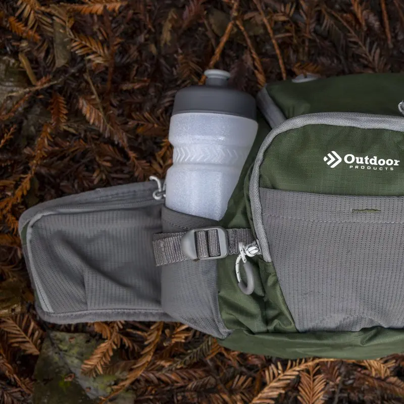 Outdoor Products Sonora 8.5 Ltr Waist Pack Fanny Pack Waist Pouch, Green, Unisex