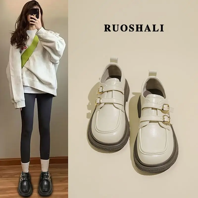 

Новая Универсальная Женская обувь в британском стиле ретро Весна 2023