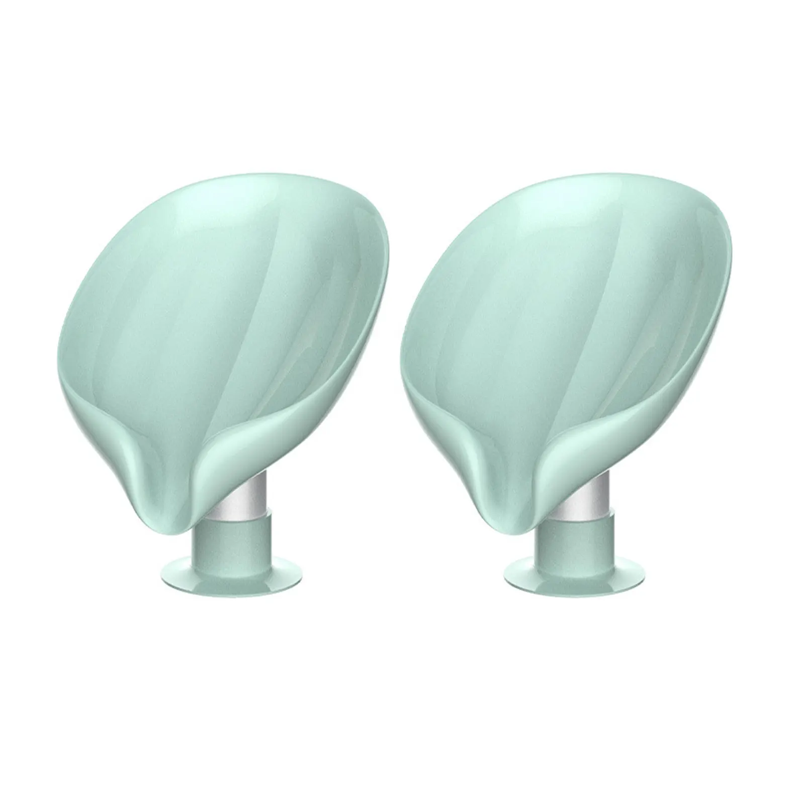 

2 шт., держатель для мыла на присоске, в форме листа