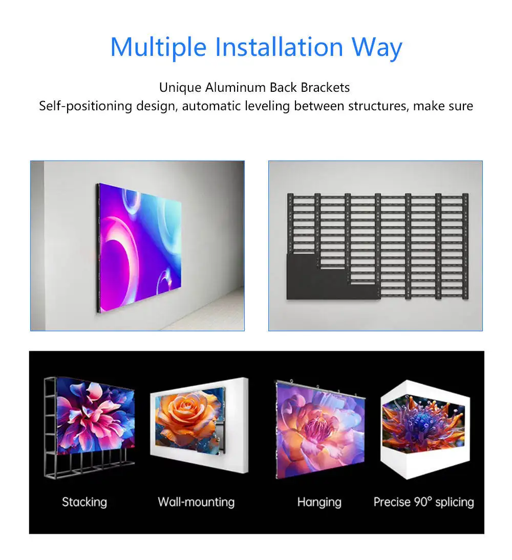 Фото Светодиодная цифровая видеостена Nationvision LED P0.93-P2.5: ультратонкая внутренняя LED-панель с классом защиты IP43, разрешением 4K, для стационарной установки №2