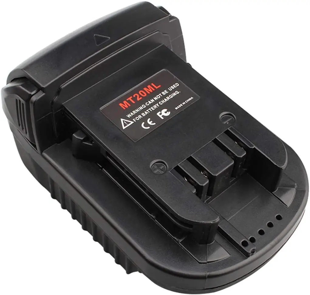 

MT20ML Battery Converter Adapter For Makita 18V/20V Li-Ion Battery Bl1830 BL1840 Bl1860 Bl1815 For Milwaukee 18V Li-Ion Battery