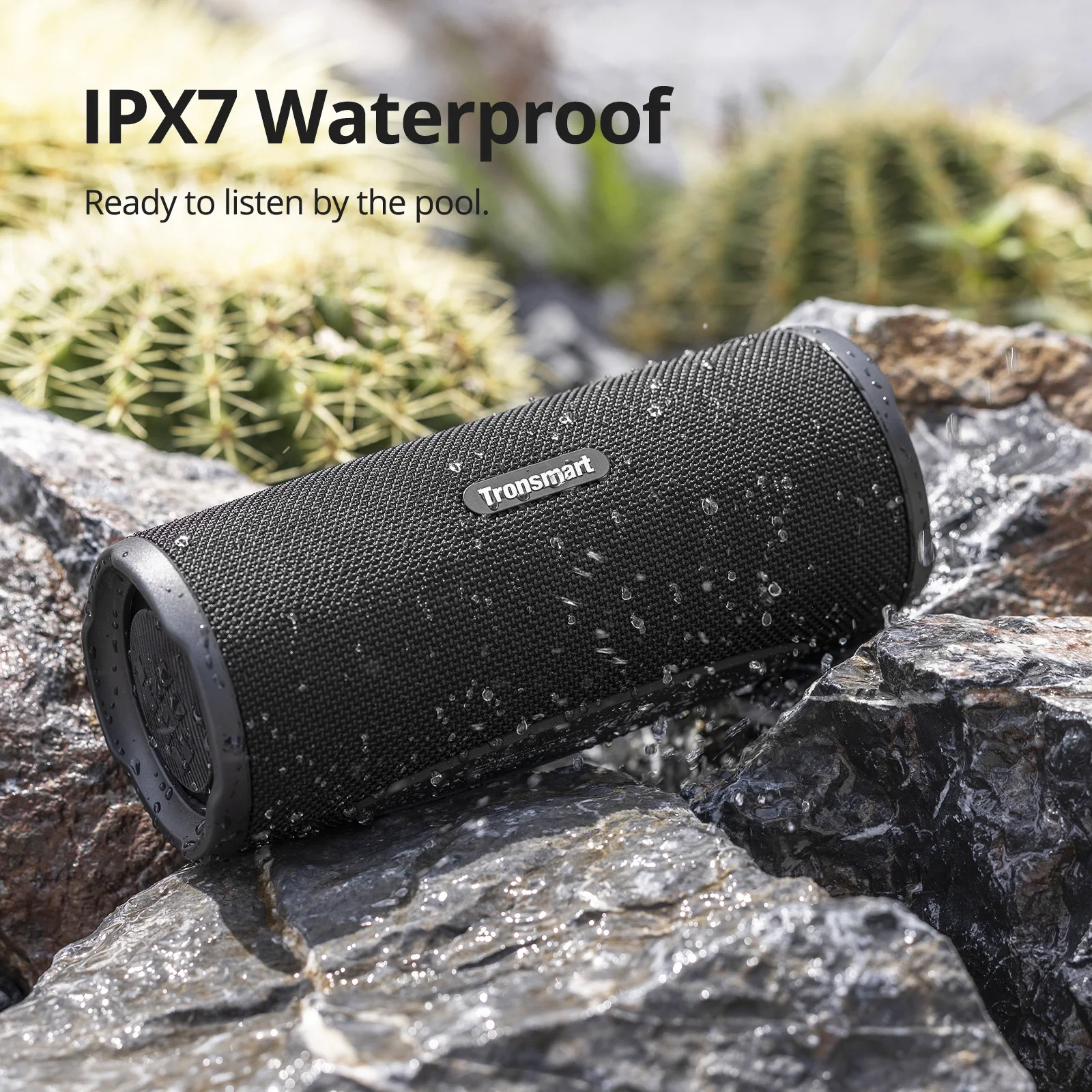 Фото колонка bluetooth Tronsmart C3 Plus с басами, двумя режимами звука, водонепроницаемостью IPX7, TWS, временем воспроизведения 18 часов, портативный для кемпинга, путешествий №3