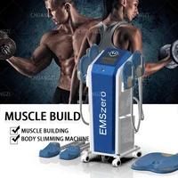 dls emslim body slimming machine emszero lose weight gain muscle 13 tesla with rf with 4 handles working simultaneously
