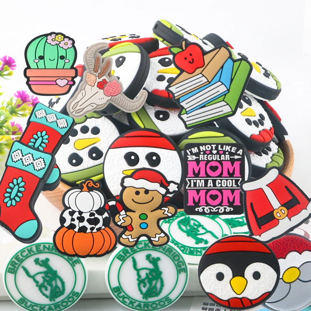 Миниатюрные силиконовые бусины с мультяшным КАКТУСОМ, рождественские фокусные бусины для изготовления ювелирных изделий, «сделай сам», брелок, цепочка для пустышки, Аксессуары для браслета