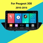 9 дюймов 2 Din 4G Carplay Android автомобильный мультимедийный плеер для Peugeot 308 2010-2016 Стерео GPS навигация поддержка BT WIFI FM