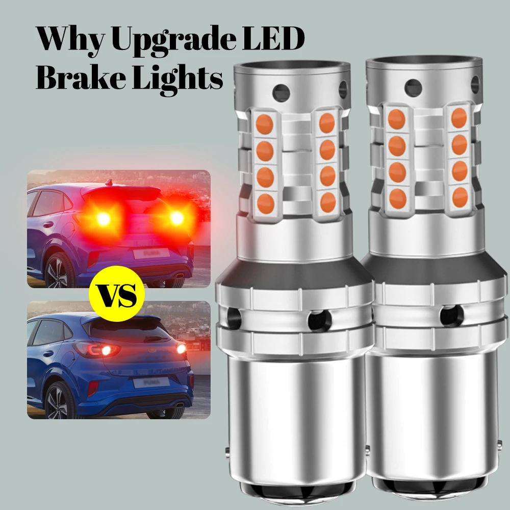 LECIBUBI Двойные лампы переднего и заднего стоп-сигнала для Renault Av nneending on Model Canbus P21/5W