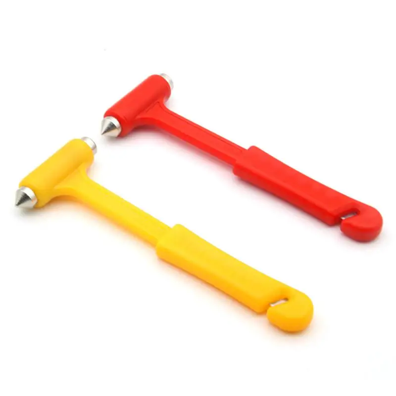 

1 Pcs Seat Belt Cutter Window Glass Breaker Car Rescue Tool Mini Car Safety Hammer Car Accessories Orange / Red（Color Random）