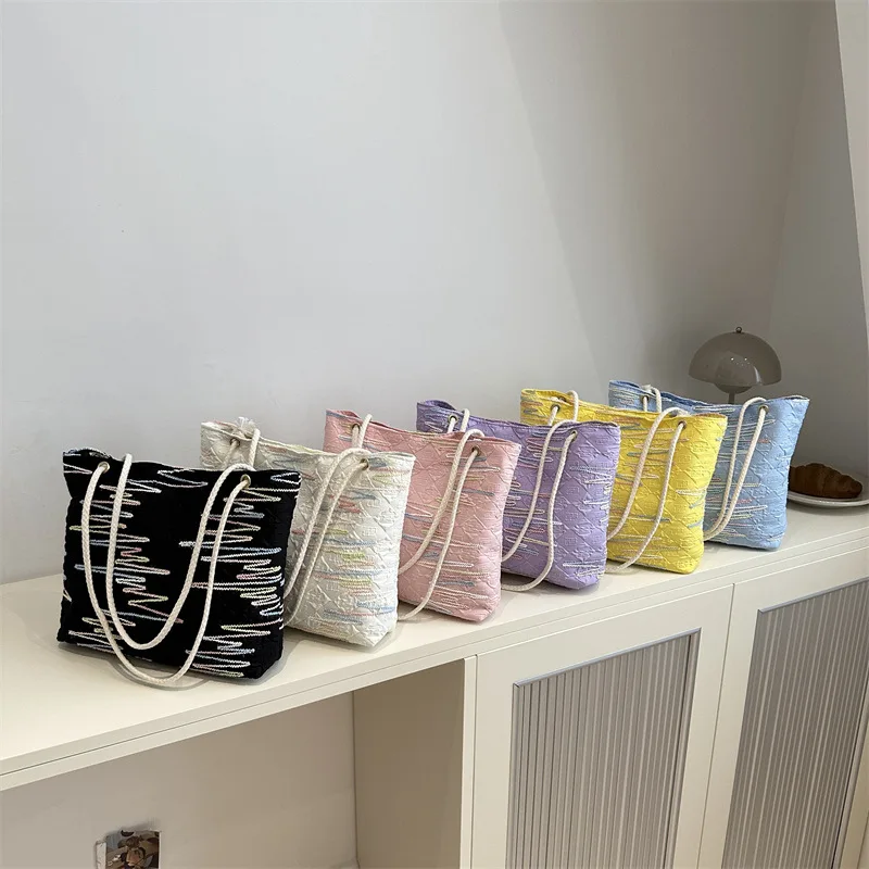 Новинка 2024 модная летняя крутая Красивая Повседневная Сумка-тоут через плечо