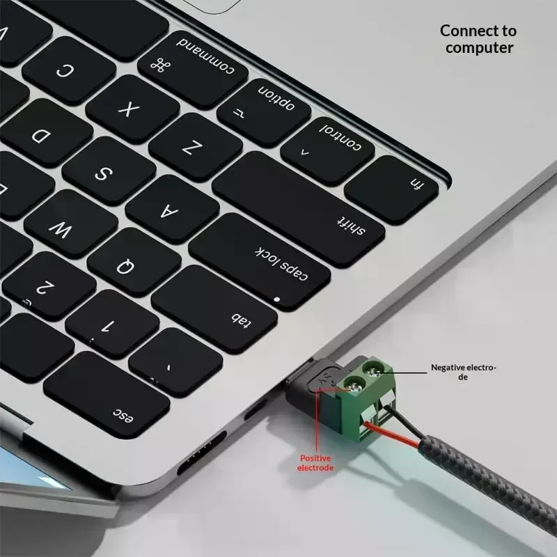 Фото Беспаечный зарядный разъем Type C/Micro Female на 2-контактную клеммную колодку, 5В USB-C, с винтовыми клеммами, беспаечный штекер, OTG-адаптеры №3