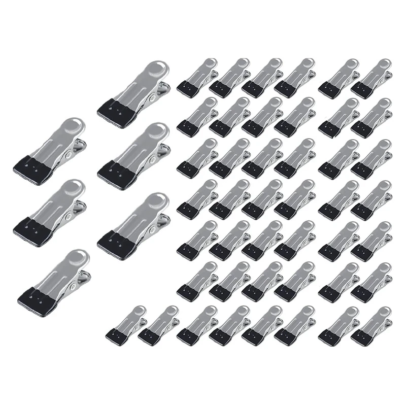 

50Pcs Swimming Pool Cover Clamps, Swimming Pool Above Ground Winter Cover Clips Multifunctional Metal Clips