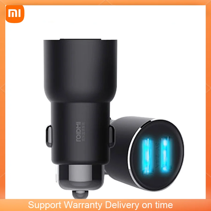 

2021 New Xiaomi Roidmi 3S Mojietu Bluetooth 5V 3.4A Dual USB Car Charger MP3 Music Player FM Transmitters for IPhone Android