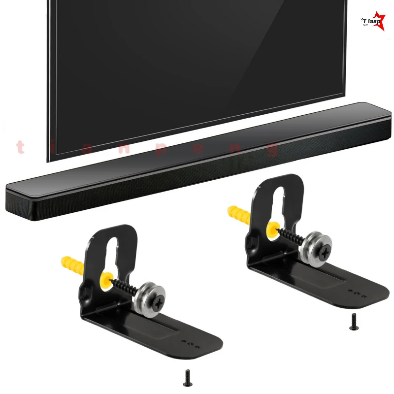 Фото Настенный кронштейн WYORESY Premium Soundbar, стабильный держатель для аудиосистем Samsung HW-N950, HW-S40T, HW-S41T, HW-S60T, HW-T400 №4