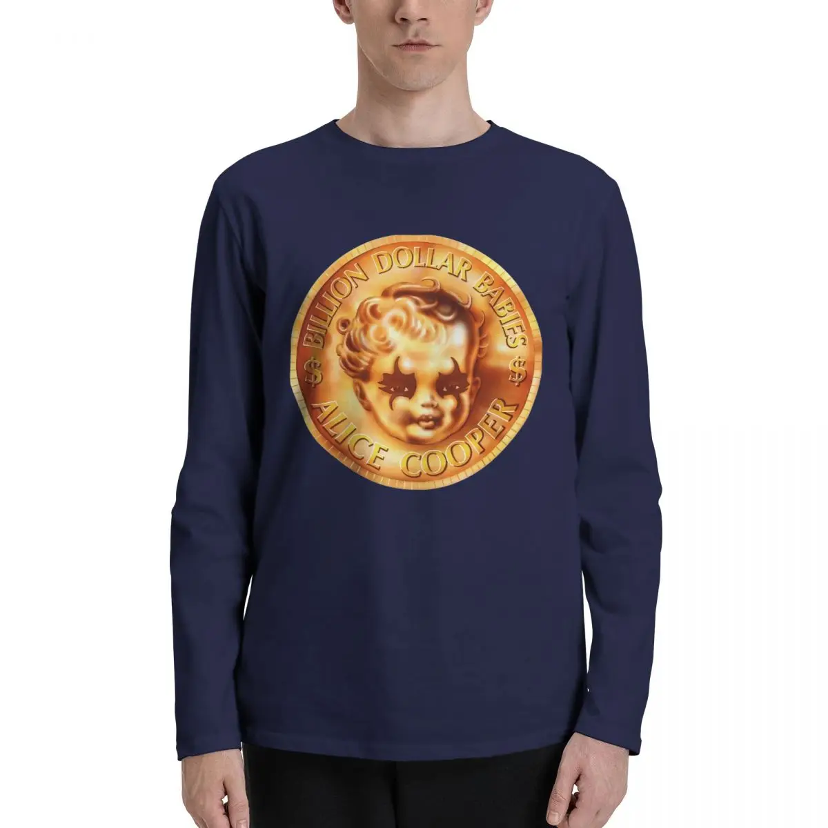 Детская футболка с длинным рукавом Alice Cooper новинка забавная Универсальная лучшее