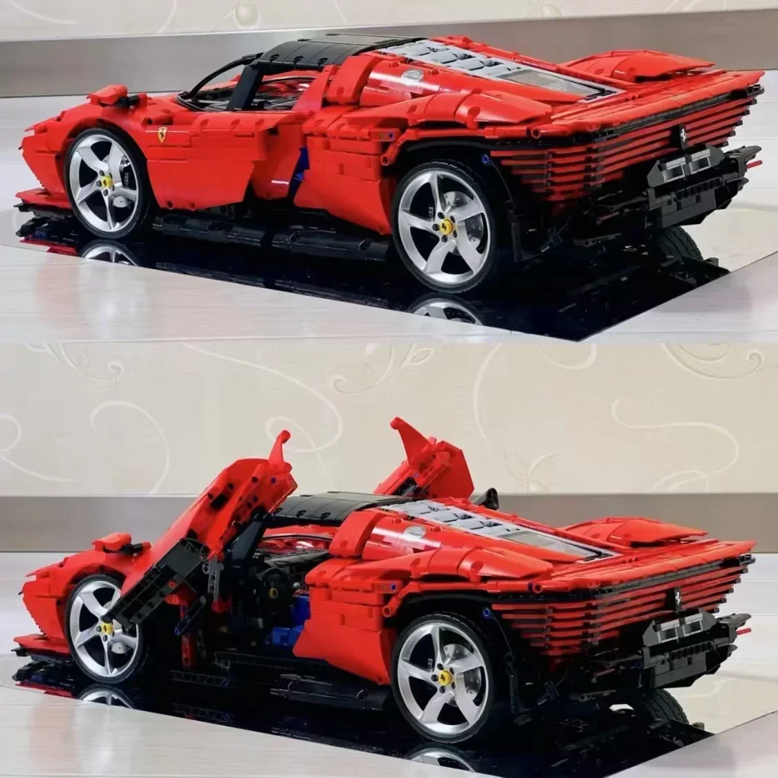 Auf Lager neue sp3 supercar닥ш daytona Modellbau stein Sportwagen Spielzeug für Jungen Mädchen Kind Geburtstags geschenk