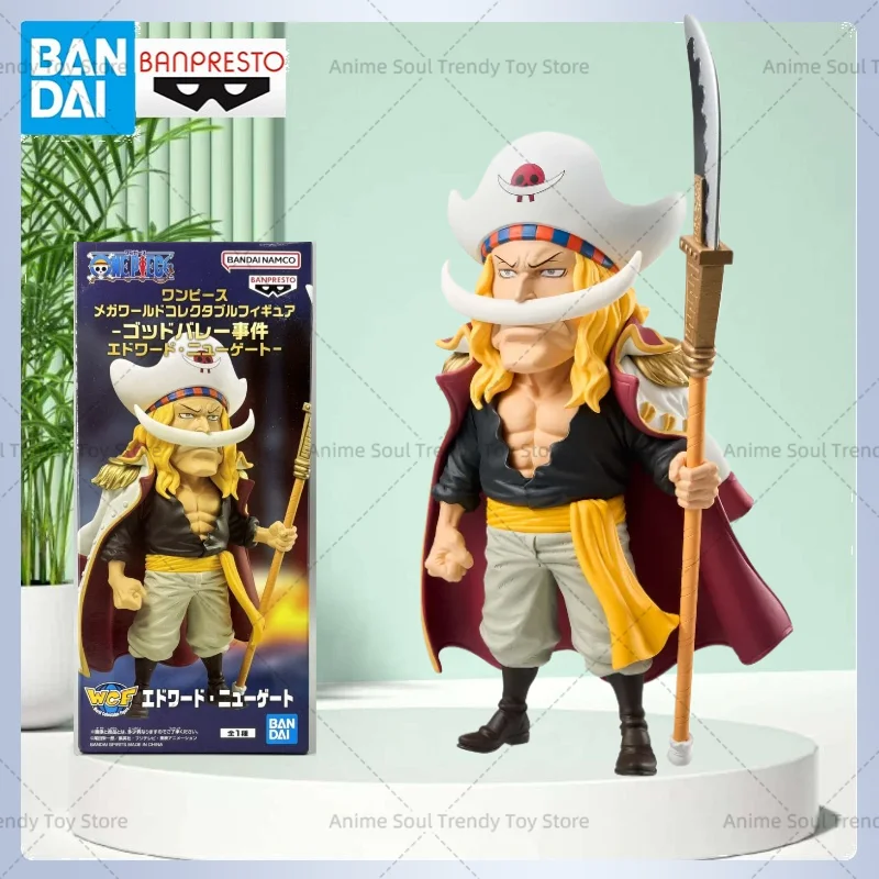Фото Оригинальная коллекционная фигурка BANDAI Banpresto WCF One Piece: Пираты Белоуса, Долина Богов, ПВХ, аниме-персонаж, игрушка, подарок №1