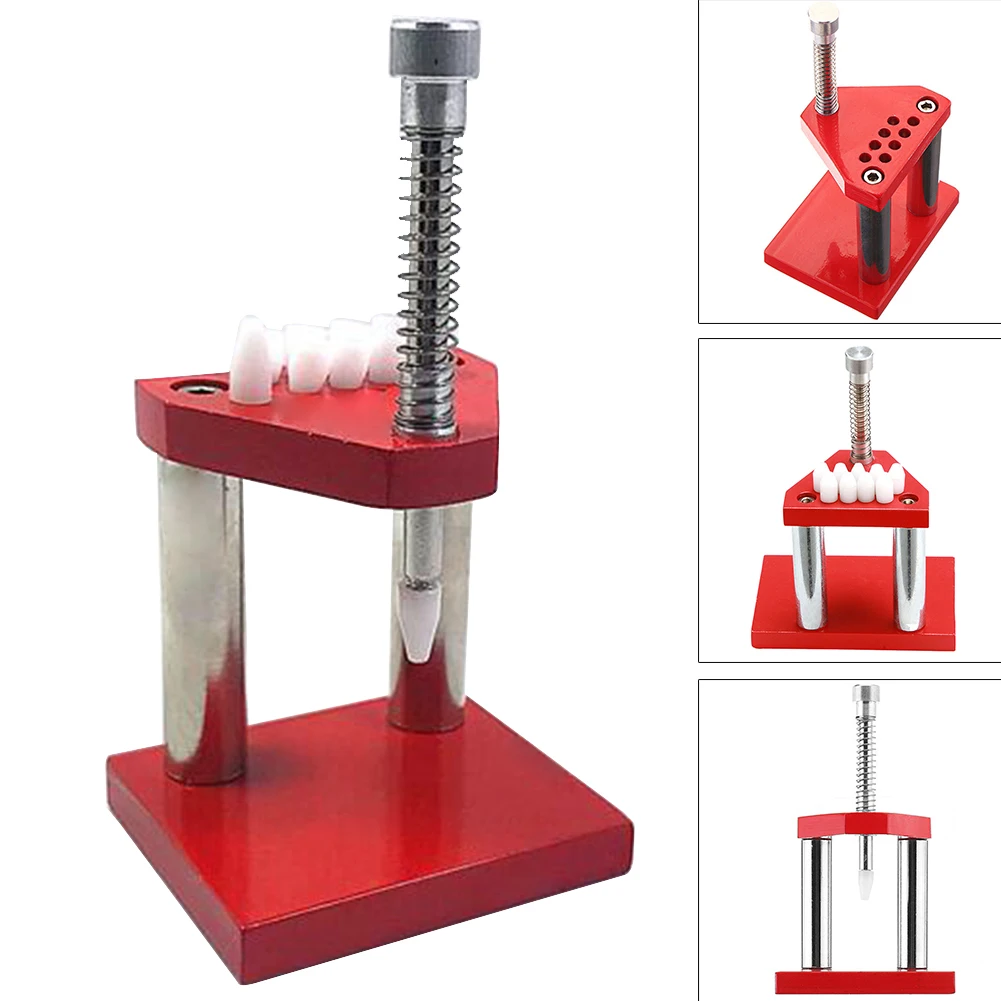 

Repair Tool Watchmaker Safe Red Metal Professional Watch Hand Remover Plunger Accurate Presser Portable Fitting Parts Puller