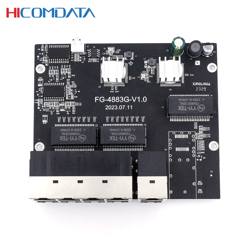 Неуправляемый коммутатор PoE с 2 портами RJ45 * 10/100/1000 м