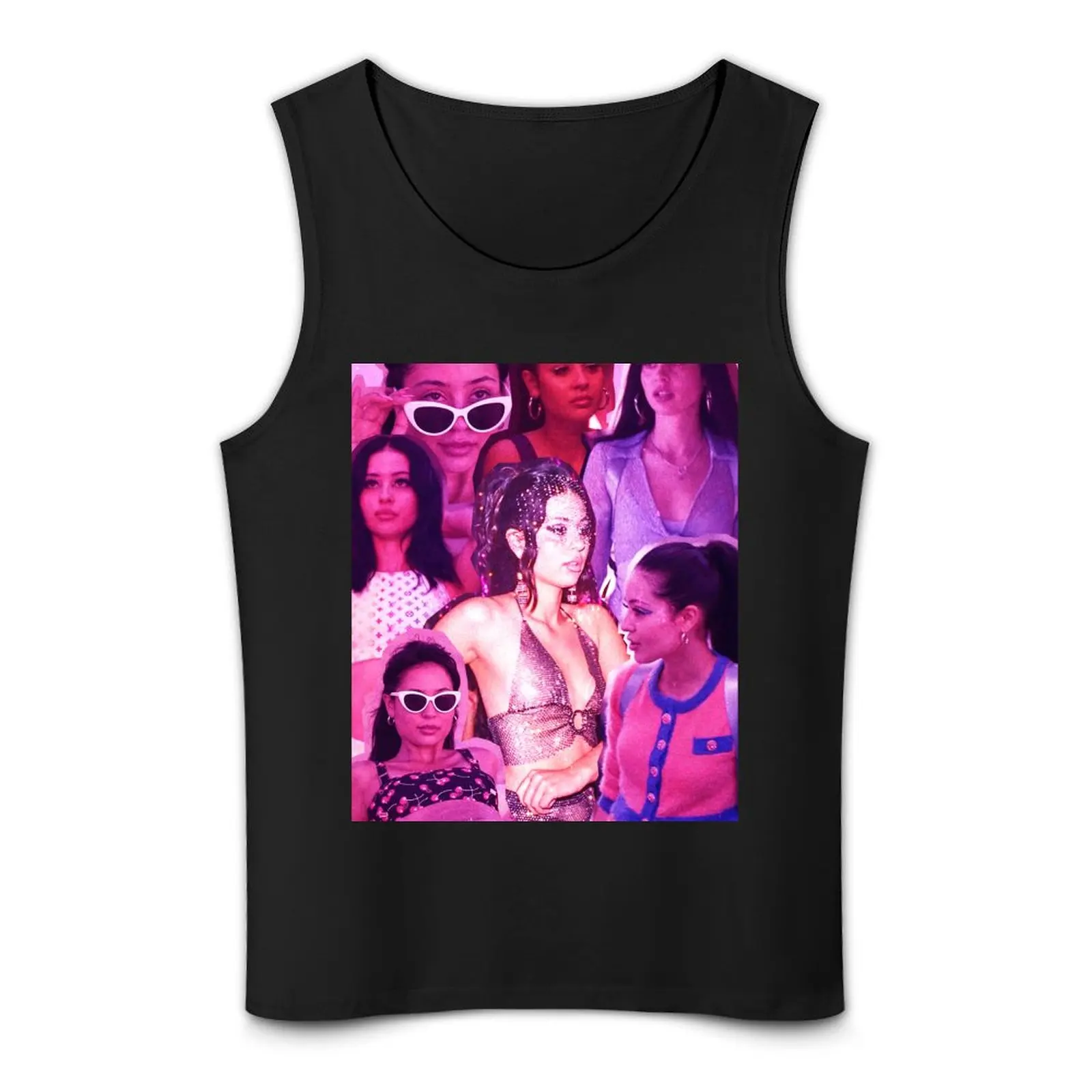 Euphoria Maddy Pink Collage Майки из хлопка для мужчин