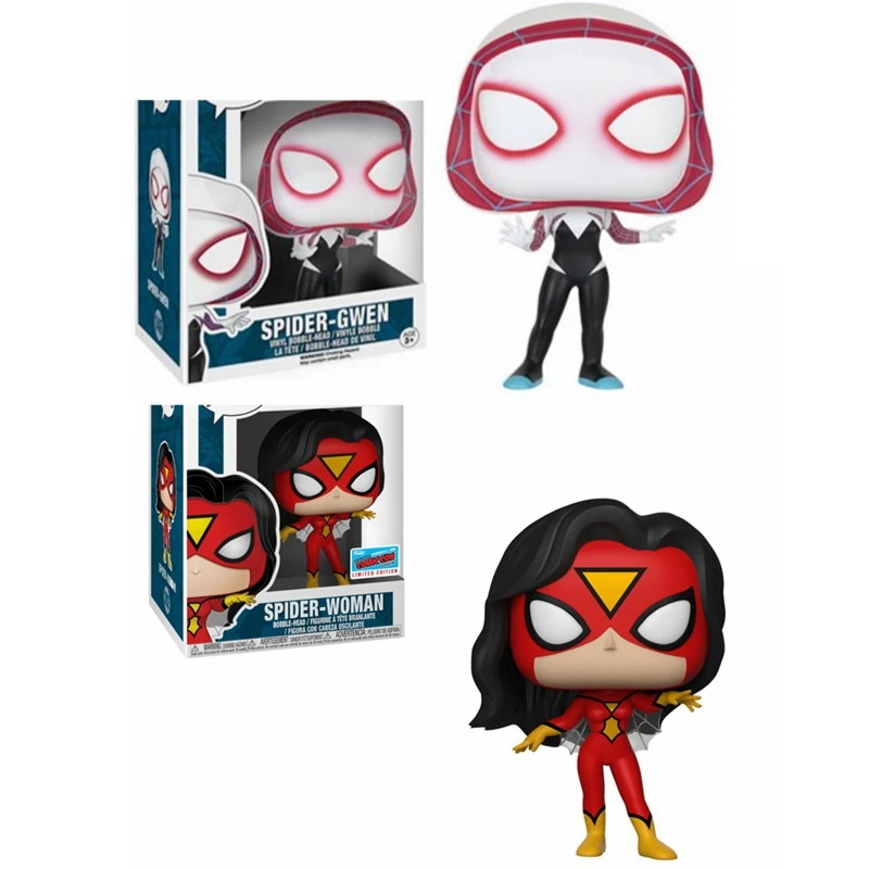 Funko pop экшн Новое поступление паук-Гвен #146 женщина-паук #392 #333 фигурка Виниловая