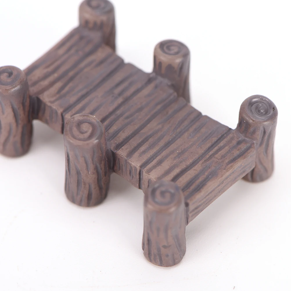 

1Pc Sale miniaturas mini bridges fairy garden miniatures gnomes moss terrariums figurines for diy home decoration accessories