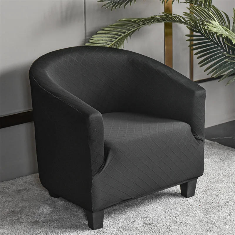 

2022 геометрический эластичный жаккардовый чехол для барного стула клубный чехол для кресла Чехол для стула для кабинета ванной комнаты одно...