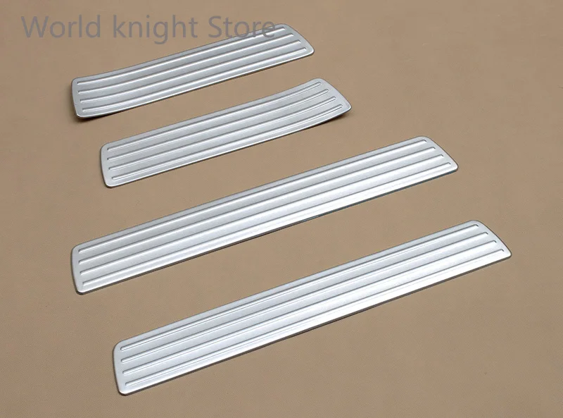 

For Mercedes-Benz GLE Wagon W166 2016 2017 2018 2019 Parts 4PCS Stainless Steel Inside Door Sill Scuff Plate Trim