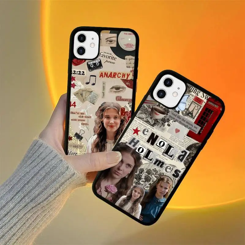 

enola holmes tv show Phone Case For iphone 11 13 12 14 x xs xr pro max mini plus boys girls cover