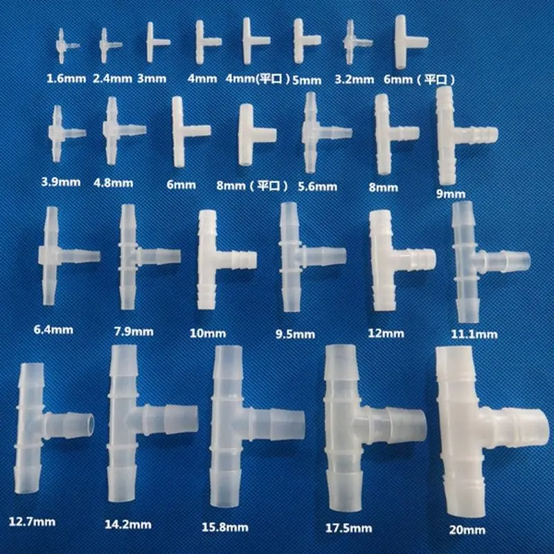 

Белый полиэтиленовый тройник равного диаметра, Редукционный шарнир, Т-образный пластиковый соединитель для водопроводной трубы, пагода, ад...