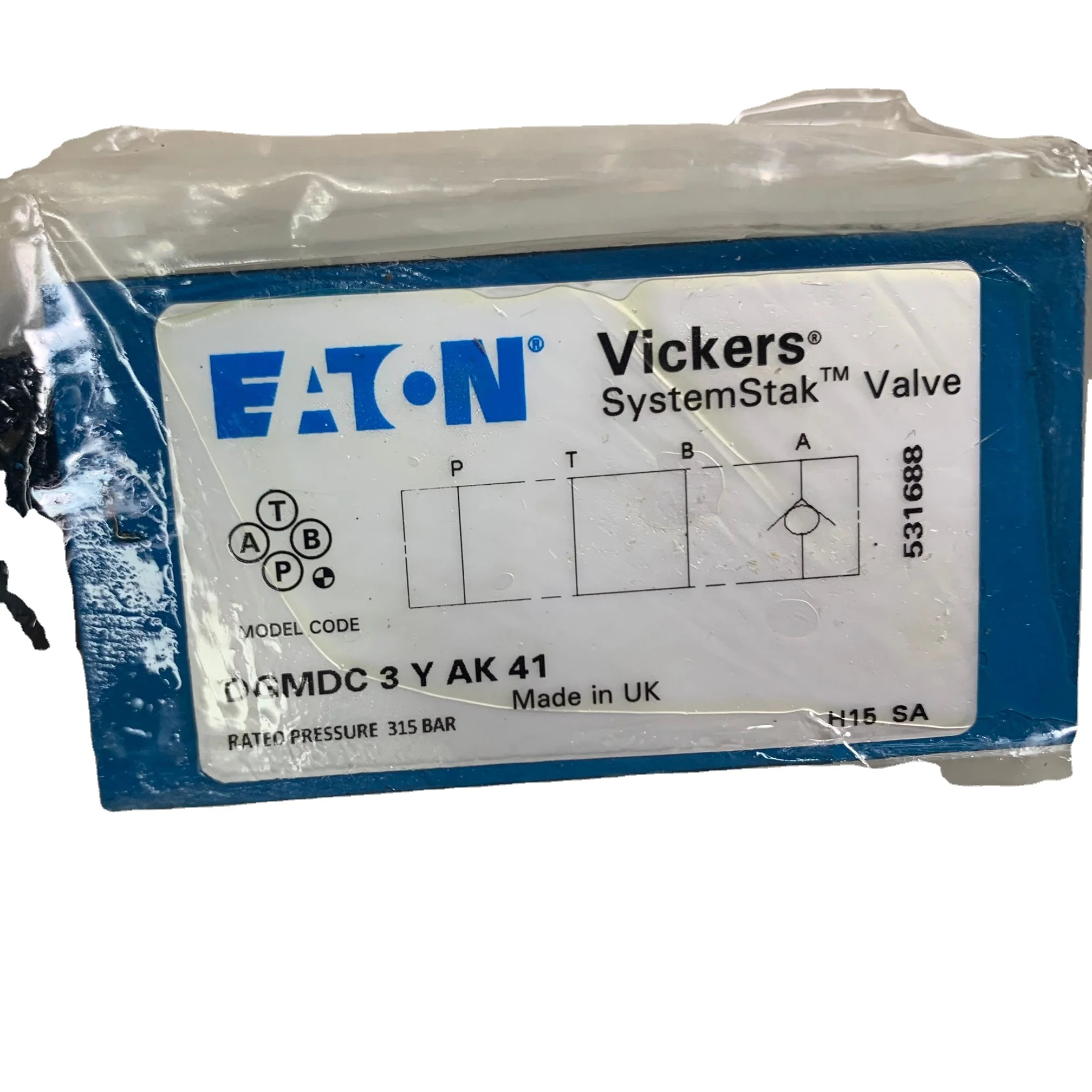 DGMDC 3 Y AK 41 DGMDC-3-Y-AK-41DGMDC3YAK41 869632 694415 DGMDC-3-Y-PK-41 DGMDC3YPK41 Stak Valve eat on VICKER origi