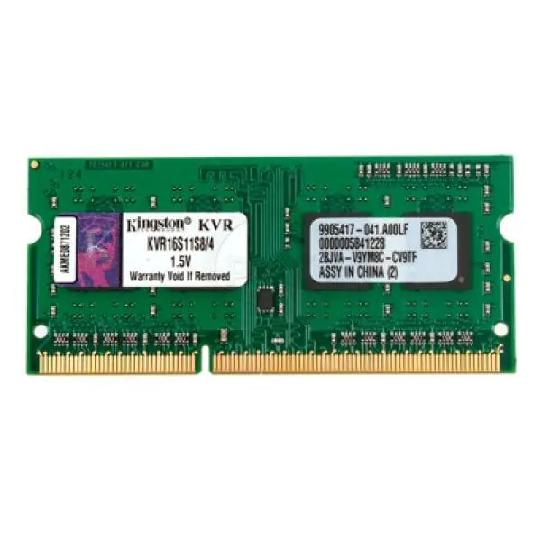 Оперативная память памяти Kingston IMEMD30096 KVR16S11S8/4 4 Гб 1600 МГц DDR3 PC3 12800|Оперативная