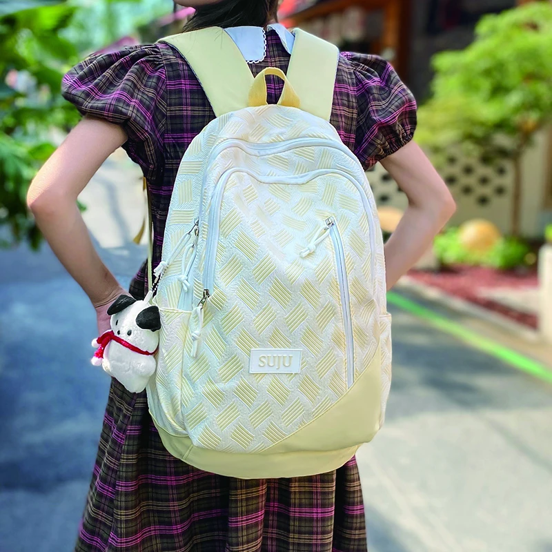 

Новинка 2023, Женский нейлоновый рюкзак для студентов, Женский вместительный дорожный рюкзак для книг