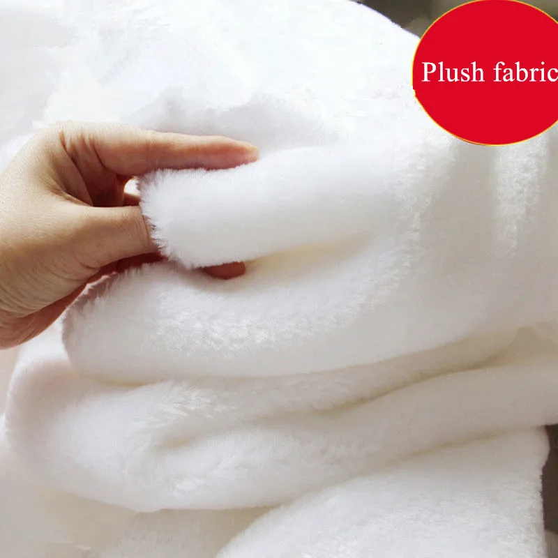 

50cm*170cm Soft Short Plush Fabric for Sewing Dolls DIY Patchwork Handmade Home Textile Cloth for Toys Furry Fabric
