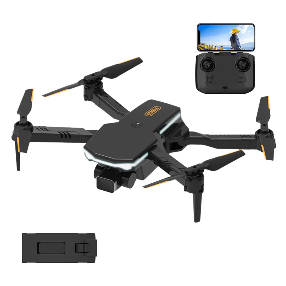 

4K HD Single/Dual Camera RC Drone Altitude Hold 2.4GHz Foldable Quadcopter USB Charging Lightweight Airplane Toy