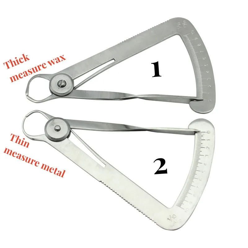 Стоматологический калибр инструмент для измерения толщины воска из нержавеющей