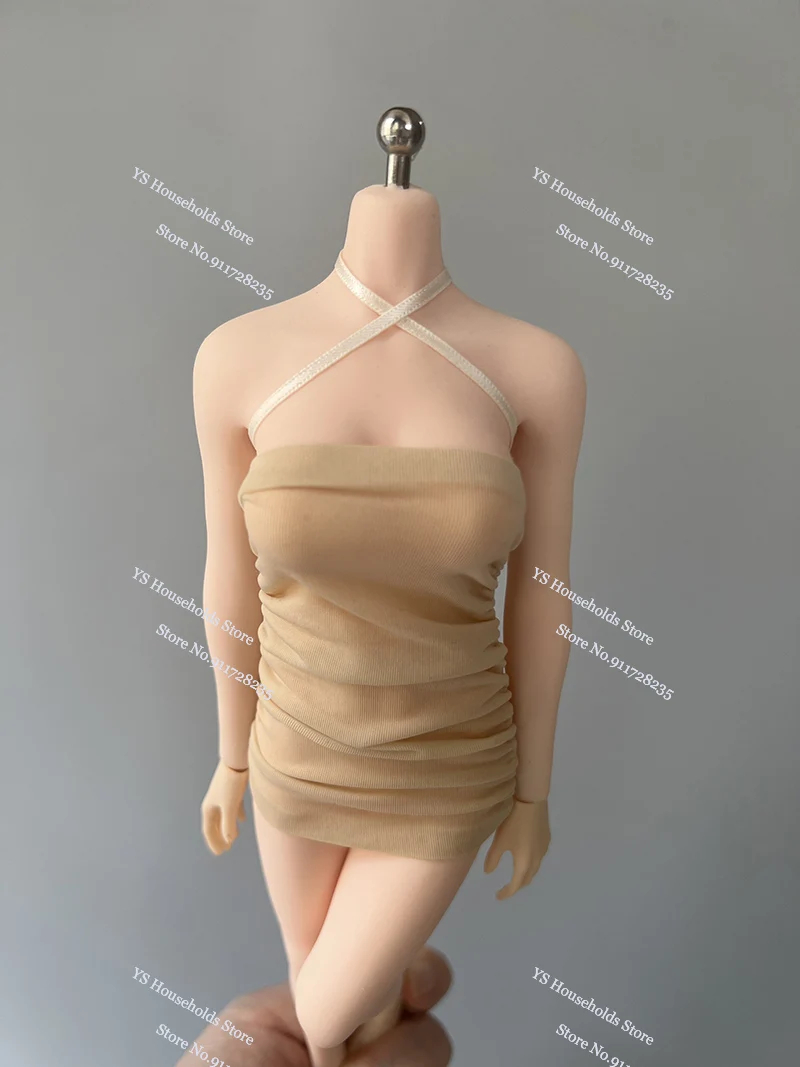 Платье женское эластичное со складками и лямками 12 дюймов AT201 AT202