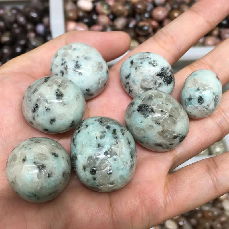 

200g 20-30mm Natural Gravel Polished Quartz Tumble Healing Crystal Gemstones Kiwi Jasper Tumbled Stones Reiki Gems Home Decor