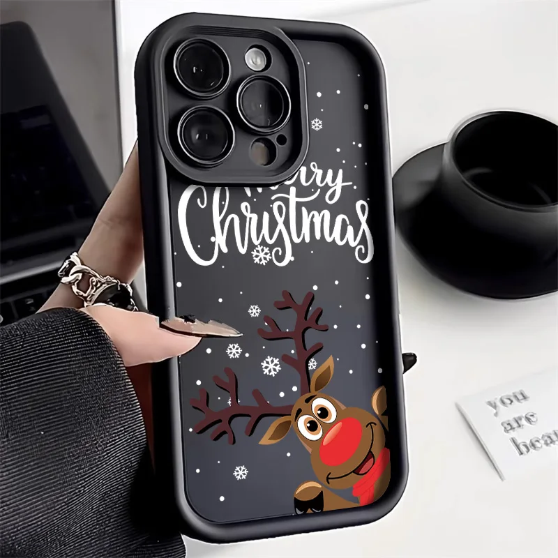 Фото Рождественский чехол для Xiaomi Redmi Note 13 Pro Plus 5g 11 12 10 8 9 Pro 13C 10C 12C 9T 9C 9A Pooc X5 X6 X3 F5 Pro C55 Mi 11 Lite NE №5