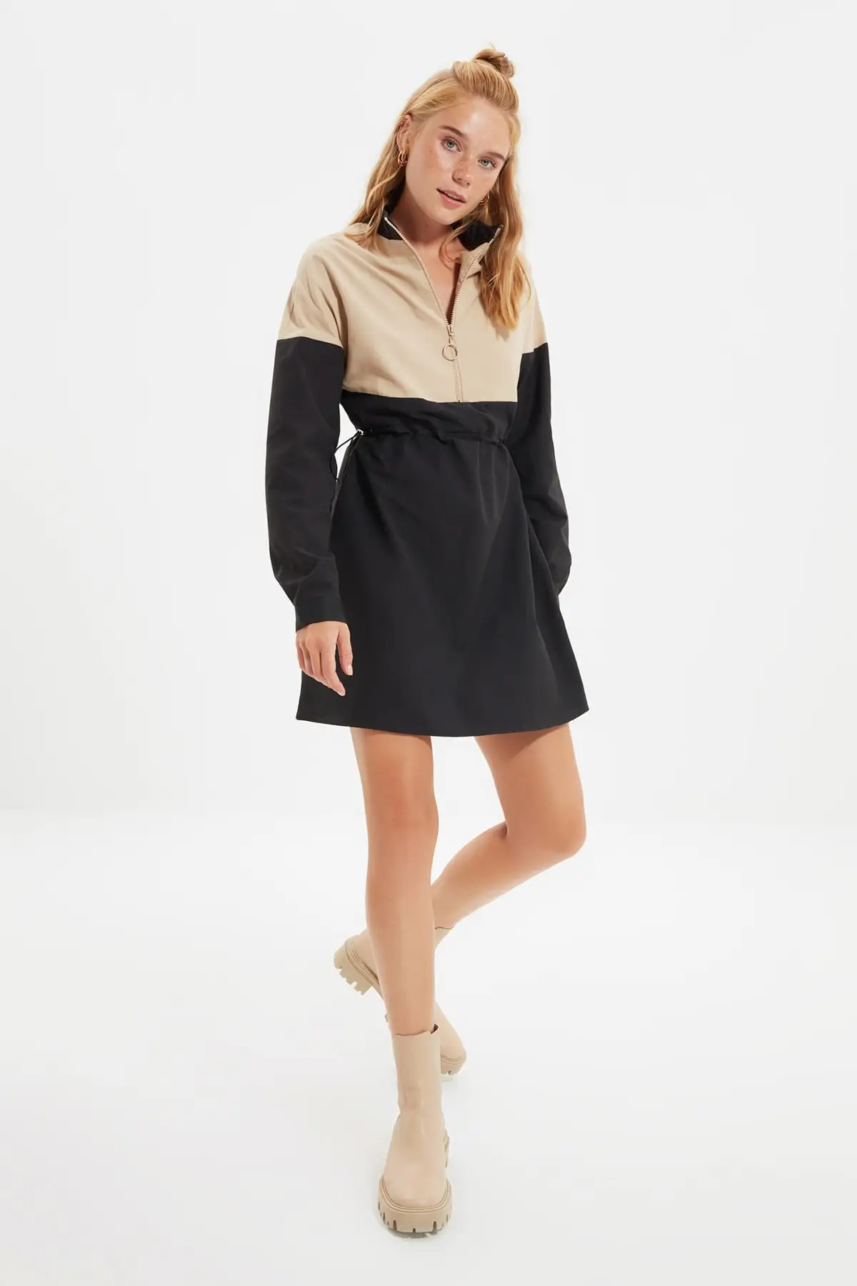 

Trendyol Ren Blocky Zipper Dress TWOAW22EL0181